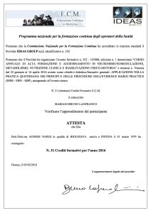 NUTRIZIONE CLINICA