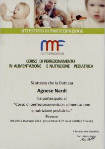 NUTRIZIONE PEDIATRICA