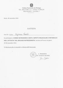 Nutrizione e dieta